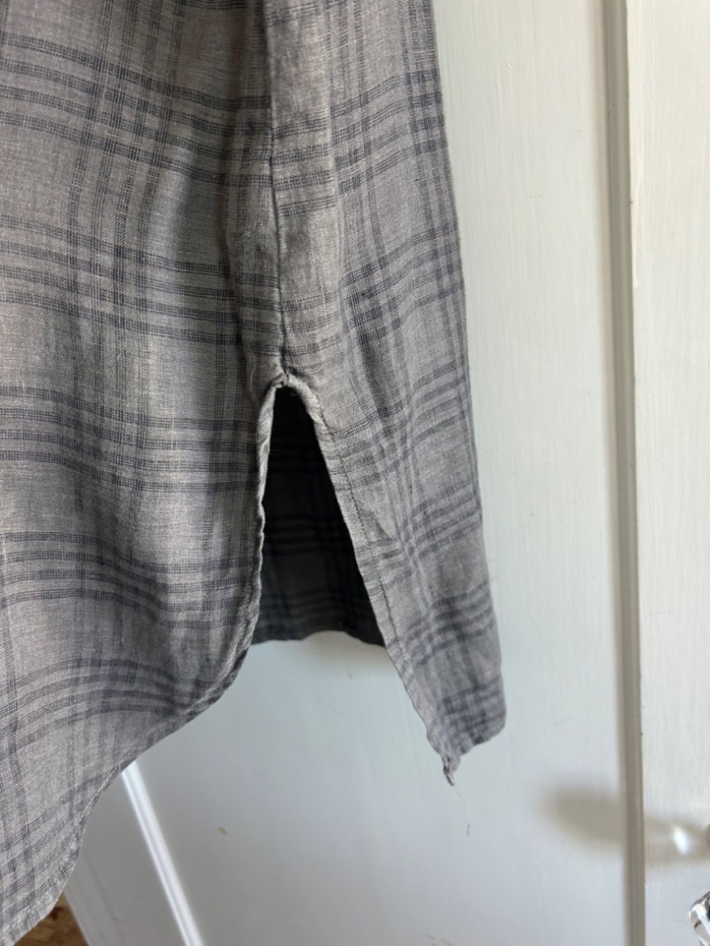 Linen Button front tunic - Picture 5 of 9